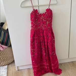 SELF-PORTRAIT
AZALEA LACE MINI DRESS